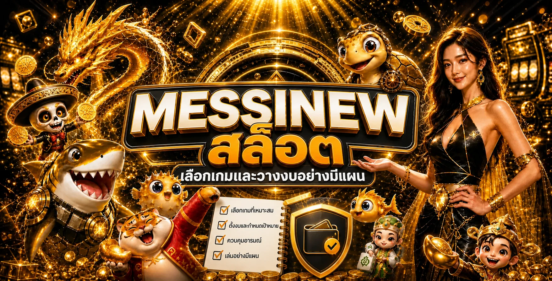 MESSINEW สล็อต เลือกเกม ทดลอง และวางงบ | คู่มือ